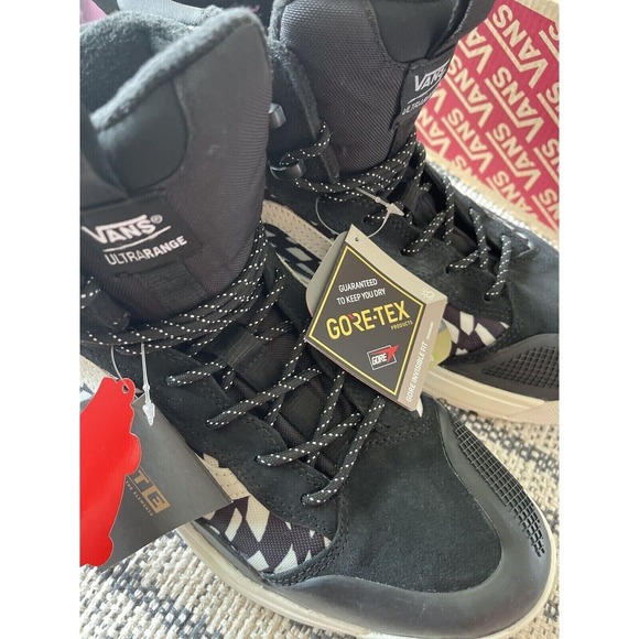 Vans Sneaker UltraRange EXO Hi‎ GORE-TEX® MTE-2 Black Warped Check Men\'s 7 New main image 4